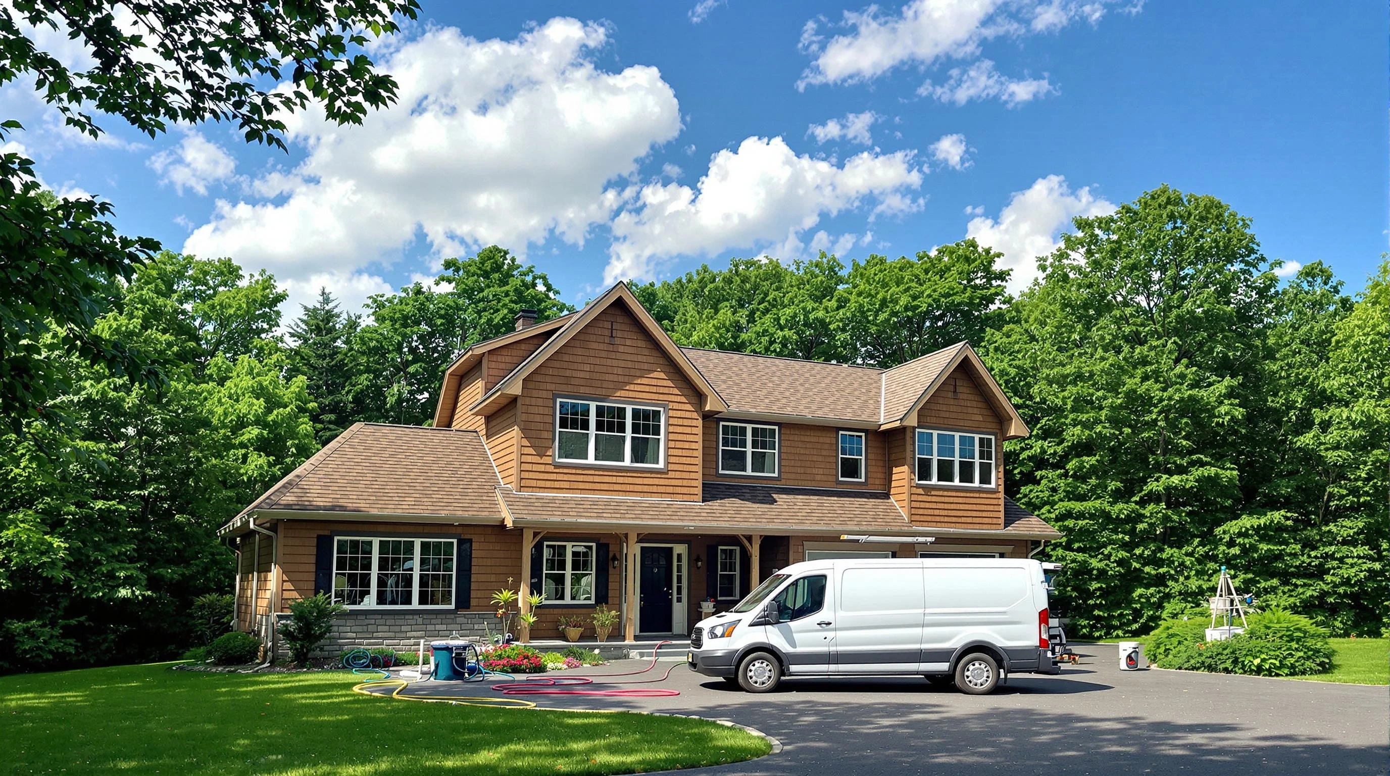 Marshall Air Duct Cleaning air duct cleaning crew working in Ambridge, PA