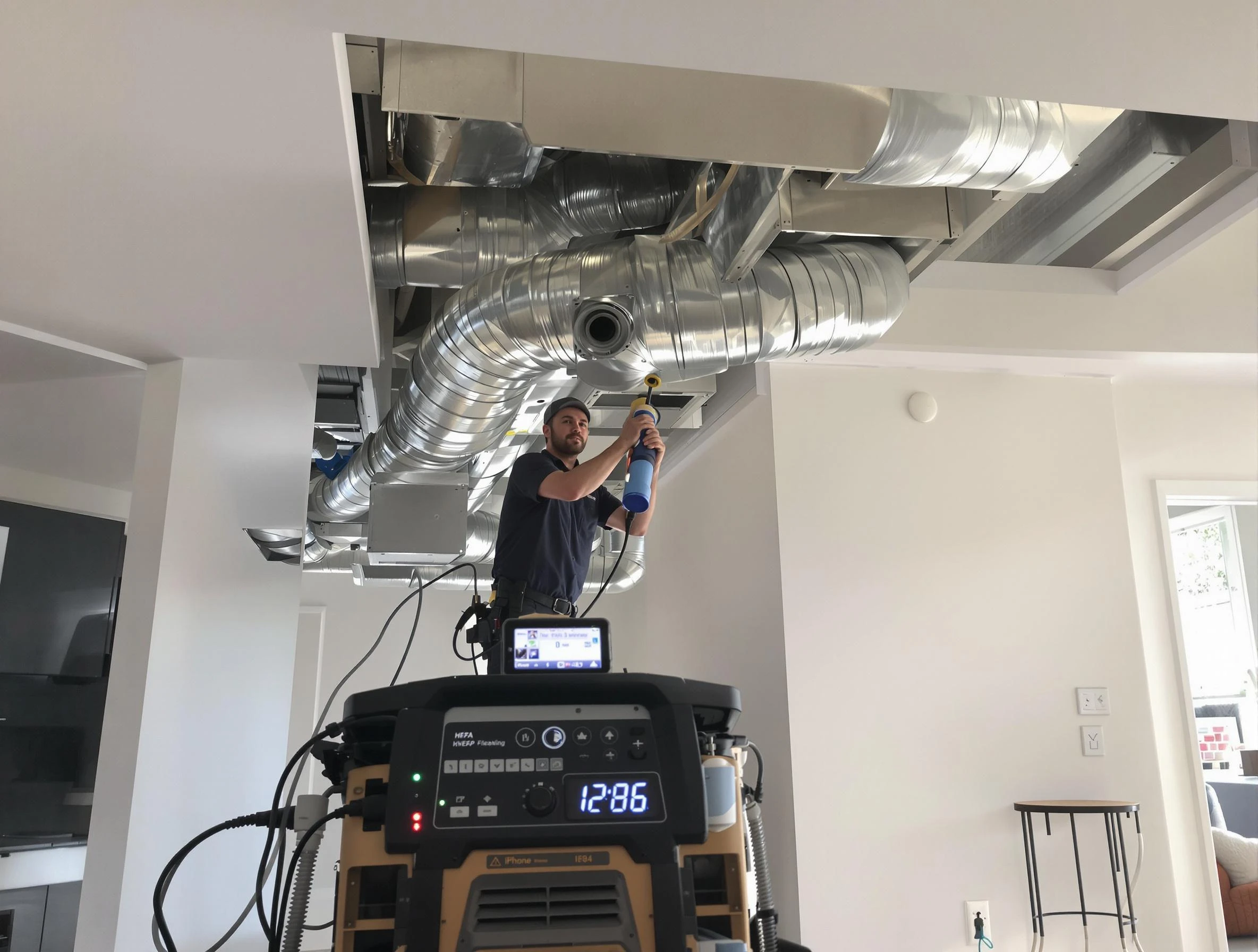 Advanced pure air duct cleaning by Marshall Air Duct Cleaning in Marshall